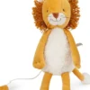 Moulin Roty - Tøjdyr Med Musikoptræk - Løven Mamba 27 CM - La Forêt Mawa