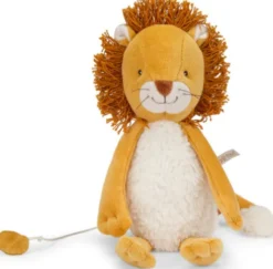 Moulin Roty - Tøjdyr Med Musikoptræk - Løven Mamba 27 CM - La Forêt Mawa