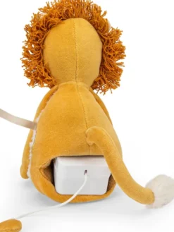 Moulin Roty - Tøjdyr Med Musikoptræk - Løven Mamba 27 CM - La Forêt Mawa