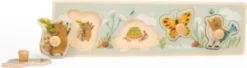 Moulin Roty - Trois Petits Lapins Knoppuslespil - 4 Brikker