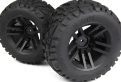 Mounted Mixblok Tire On Xt Wheel - Black/2Pcs - Mv150683 - Maverick Rc