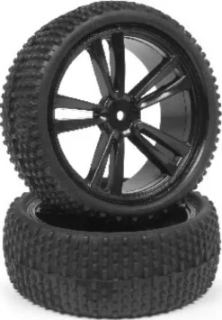 Mounted Wheel And Tyre Set - Xb/Front/2Pcs - Mv150085 - Maverick Rc