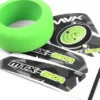 Mtx-201 Transmitter Wheel Foam & Decals - Green - Mv150754 - Maverick Rc
