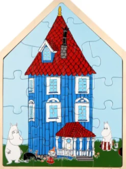 Mumi Puslespil I Træ - Hus