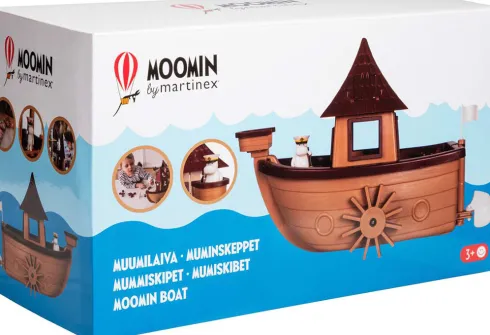 Mumitroldene - Moomin Båd Oshun Oxtra Legesæt Inkl. 1 Figur
