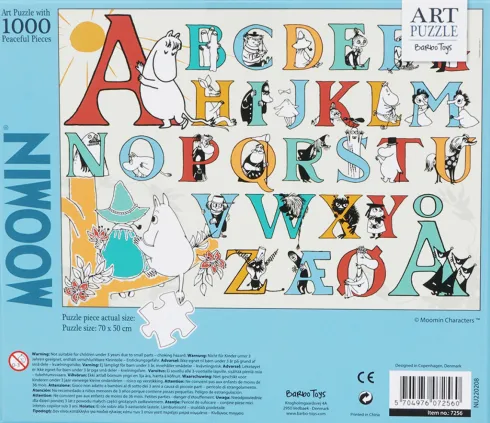 Mumitroldene Puslespil - Abc - 1000 Brikker