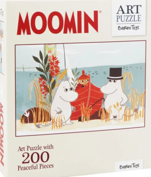 Mumitroldene Puslespil - Art - 200 Brikker - Rød - Barbo Toys