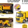 Mx - 9Ch Dump Truck - Rc Fjernstyret Dumper Til Børn - Z6812A