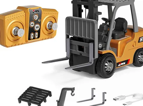Mx - 8Ch Mini Forklift - Rc Fjernstyret Gaffeltruck - Z6750A