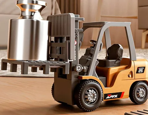Mx - 8Ch Mini Forklift - Rc Fjernstyret Gaffeltruck - Z6750A