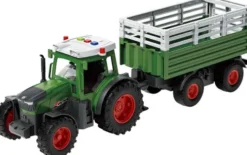 Mx - Legetøjstraktor Med Trailer - Farm Vehicle - 666-31A
