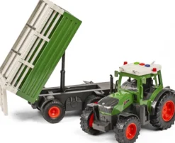 Mx - Legetøjstraktor Med Trailer - Farm Vehicle - 666-31A