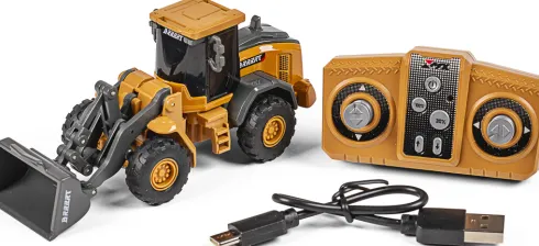 Mx - Rc Fjernstyret Mini Bulldozer - 1:64 - 8 Kanaler - Z6758A-1