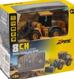Mx - Rc Fjernstyret Mini Bulldozer - 1:64 - 8 Kanaler - Z6758A-1