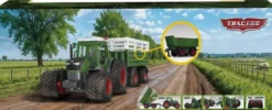 Mx - Tractor Z6951Aw - Fjernstyret Rc Traktor Med Trailer - Grøn