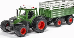 Mx - Tractor Z6951Aw - Fjernstyret Rc Traktor Med Trailer - Grøn