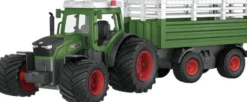Mx - Tractor Z6951Aw - Fjernstyret Rc Traktor Med Trailer - Grøn
