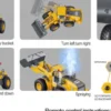 Mx Z6828A - Rc Fjernstyret Bulldozer - 2,4 Ghz - 9 Kanaler