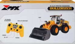 Mx Z6828A - Rc Fjernstyret Bulldozer - 2,4 Ghz - 9 Kanaler