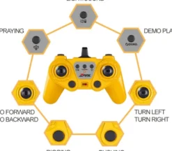 Mx Z6828A - Rc Fjernstyret Bulldozer - 2,4 Ghz - 9 Kanaler