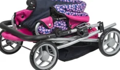 My Baby - 3-I-1 Dukkevogn - Dukke Barnevogn - Lyserød