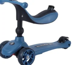 My Hood - 2-I-1 Løbecykel Og Løbehjul - Kick'n Ride - Blå