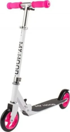 My Hood Løbehjul - Scooter 145 - Hvid/Pink