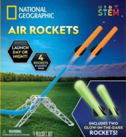 National Geographic - Air Rockets - Luftskumsraket Sæt - Stem
