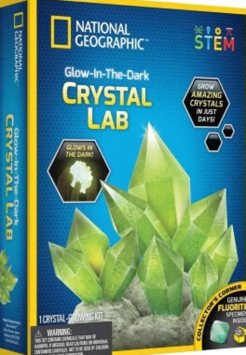 National Geographic - Glow-In-The-Dark Crystal Lab - Krystal Sæt