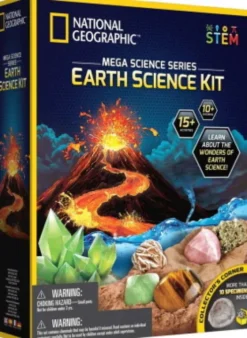 National Geographic - Mega Science Series Earth Science Kit - Eksperimentsæt