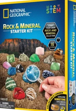 National Geographic - Rock & Mineral Starter - Sten Mineral Sæt
