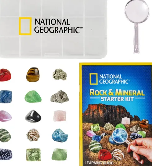 National Geographic - Rock & Mineral Starter - Sten Mineral Sæt
