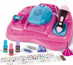 Neglesalon Til Børn - Nail Art Studio - Crazy Chic - Clementoni