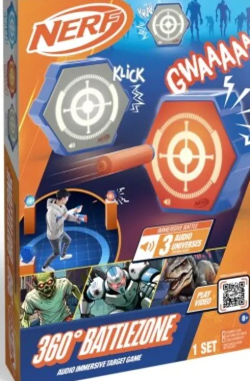 Nerf - 360° Battlezone - Audio Target Game - Hasbro