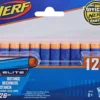 Nerf - Elite 12 Dart Refill Pack - Op Til 26 Meter - Hasbro A0350