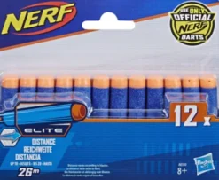 Nerf - Elite 12 Dart Refill Pack - Op Til 26 Meter - Hasbro A0350