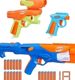Nerf - N Serie Gear Up Pack - 3 Blasters Inkl. 18 Skud - F8633