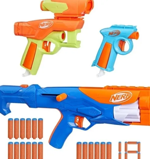 Nerf - N Serie Gear Up Pack - 3 Blasters Inkl. 18 Skud - F8633