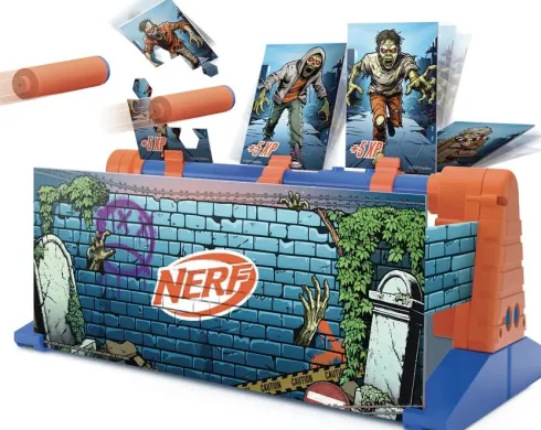 Nerf - Zombie Spin Strike - Elektronisk Skydeskivespil - Hasbro