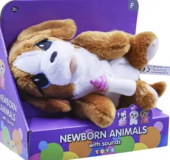 New Born Animals - Hundehvalp Bamse Med Lyd