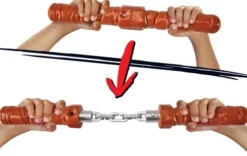 Ninja Turtles - Kostume Tilbehør - Ninja Reveal - Michelangelos Nunchaku