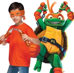 Ninja Turtles - Kostume Tilbehør - Ninja Reveal - Michelangelos Nunchaku