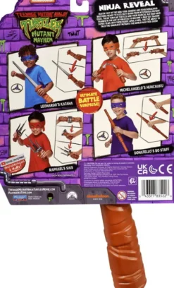 Ninja Turtles - Kostume Tilbehør - Ninja Reveal - Michelangelos Nunchaku