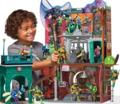 Ninja Turtles Legetøj - Mutant Mayhem - Sewer Lair Dlx Legesæt