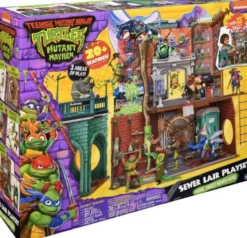 Ninja Turtles Legetøj - Mutant Mayhem - Sewer Lair Dlx Legesæt