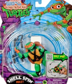 Ninja Turtles - Shell Spin Mikey Figur - 12 CM