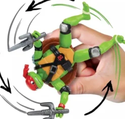 Ninja Turtles - Shell Spin Raph Figur - 12 CM
