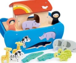 Noahs Ark Puttekasse I Træ - Mentari