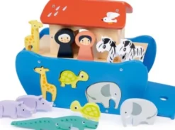 Noahs Ark Puttekasse I Træ - Mentari