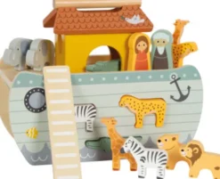 Noahs Ark Puttekasse - Træ - Safari - Small Foot